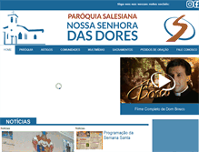 Tablet Screenshot of paroquiansdoressdb.com.br